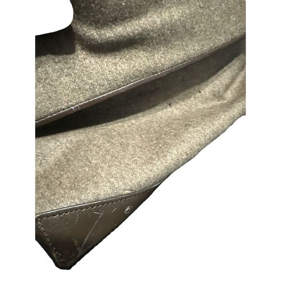 CUTE PRELOVED Cole HAAN GREY AND BROWN  Bag some wear as pictured retails: $245 - Picture 4 of 6